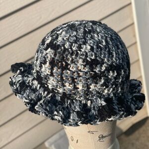 Crochet Ruffle Hat